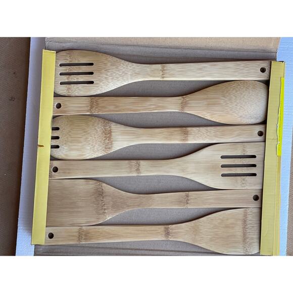 New 6 Piece Riviera Harry Potter Themed Bamboo Kitchen Utensils - Picture 2 of 6
